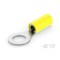 Te Connectivity Ring Terminal, 5/16 in Stud Size, 10 AWG, 600 V, Vinyl Insulated, Yellow 8-34856-2 - alternate 1